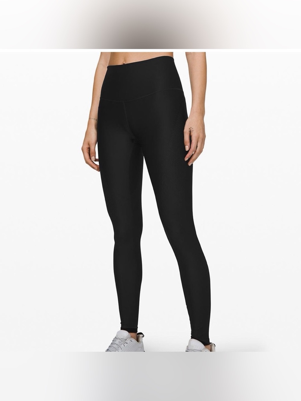 Lululemon high rise mapped out tight black 28”